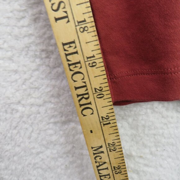 Lands End Sweat Pants Womens Size 3X Red Crop Capri Loungewear Knit - Picture 7 of 8